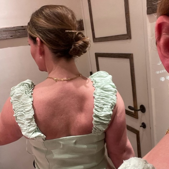 Anthropologie by Anthropologie NWT Ribbed Corset Tank L Large - Picture 2 of 9